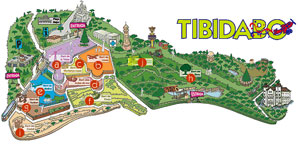 Tibidabo Nöjespark Barcelona